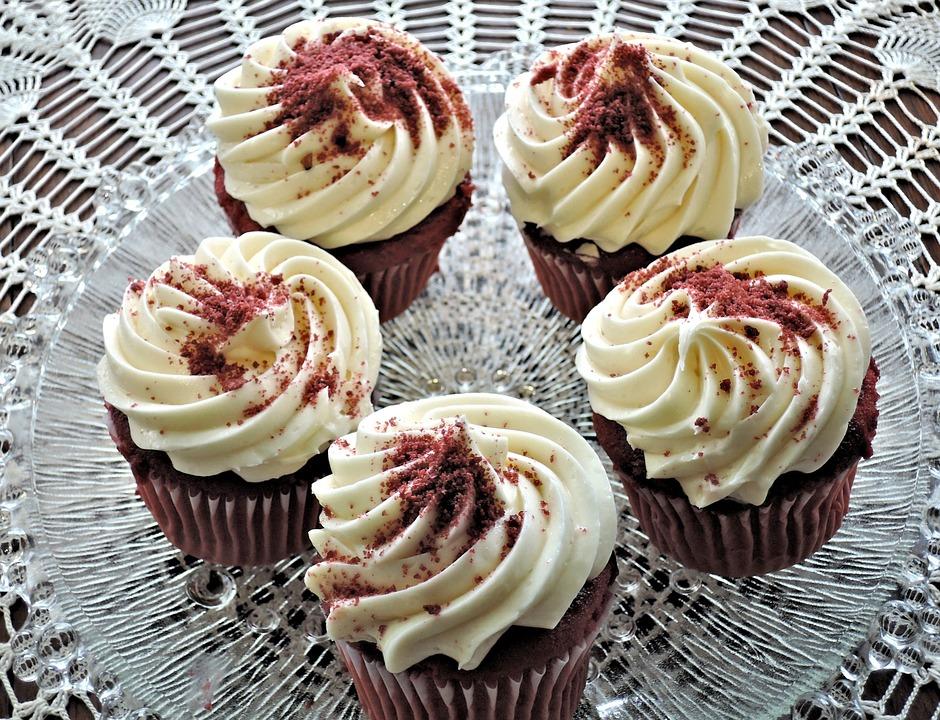 Red velvet muffin