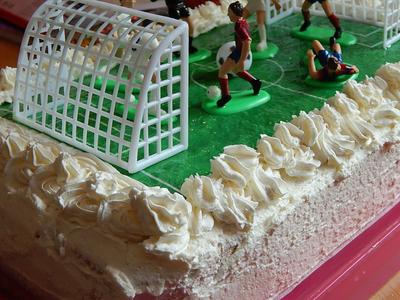 Focipálya torta